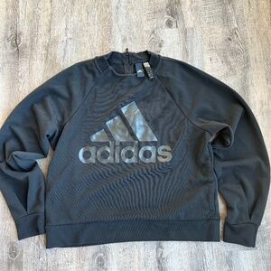 Adidas Black Crewneck Sweatshirt - Size S